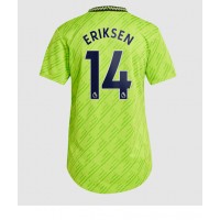 Manchester United Christian Eriksen #14 Fotballklær Tredjedrakt Dame 2022-23 Kortermet
